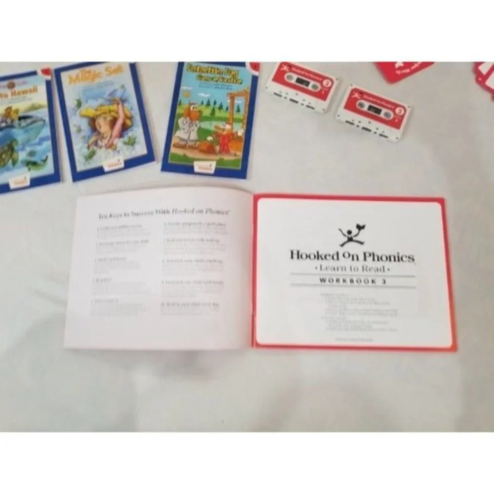 Hooked on Phonics Learn to Read‎ Level 3 program books CDs cards workbook